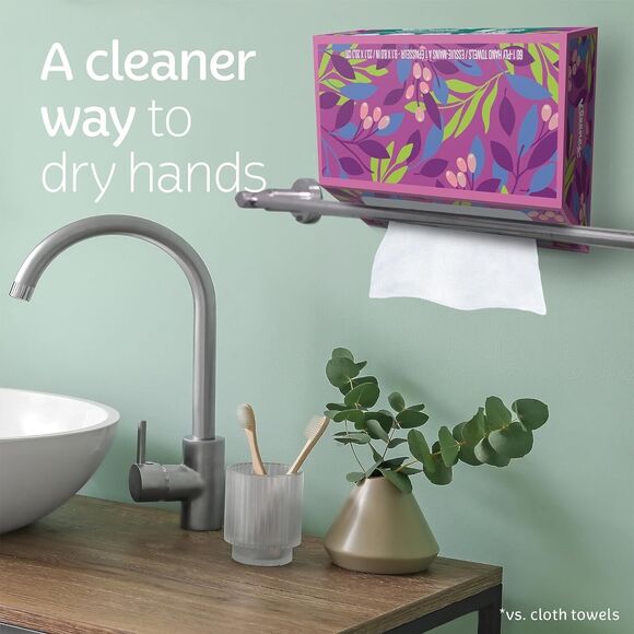 Kleenex Expressions Disposable Paper Hand Towels, Paper Hand Towels for 6 Boxes, - Picture 8 of 9